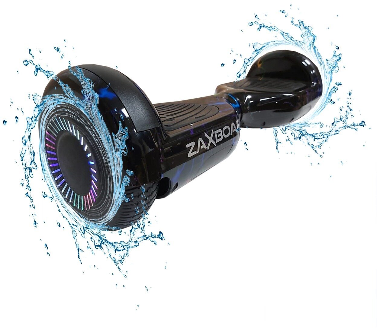 детский гироскутер Zaxboard ZX-7 Aqua Pro (Rainbow Flash) с влагозащитой IP56 и гарантией 3 года