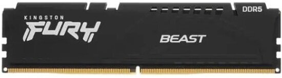 Оперативная память Kingston DDR5 16Gb 5600MHz pc-44800 Fury Beast Black CL40 (KF556C40BB-16)