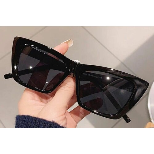 фото Солнцезащитные очки кошачий глаз для женщин, модные квадратные солнечные аксессуары в стиле ретро, с защитой uv400 нет бренда