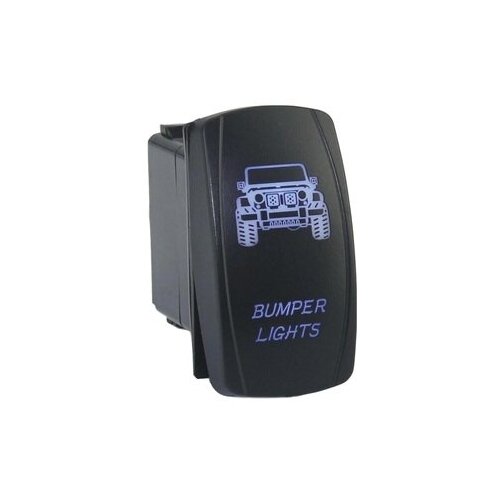 Выключатель оптики на бампере BUMPER LIGHTS синяя