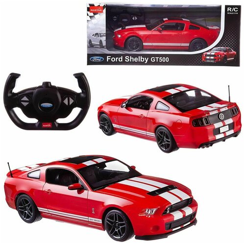 Машина р/у 1:14 Ford Shelby GT500 Цвет Красный автомобиль радиоуправляемый ford shelby gt500 1 14 цвет синий rastar 49400e