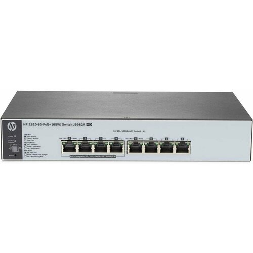Коммутатор HPE 1820-8G-PoE plus J9982A 2086700₽