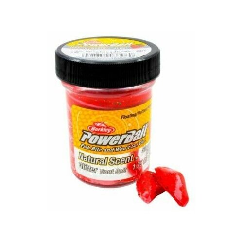 Паста форелевая Berkley PowerBait Natural Scent Trout Bait Fruits Strawberry Dream 50г