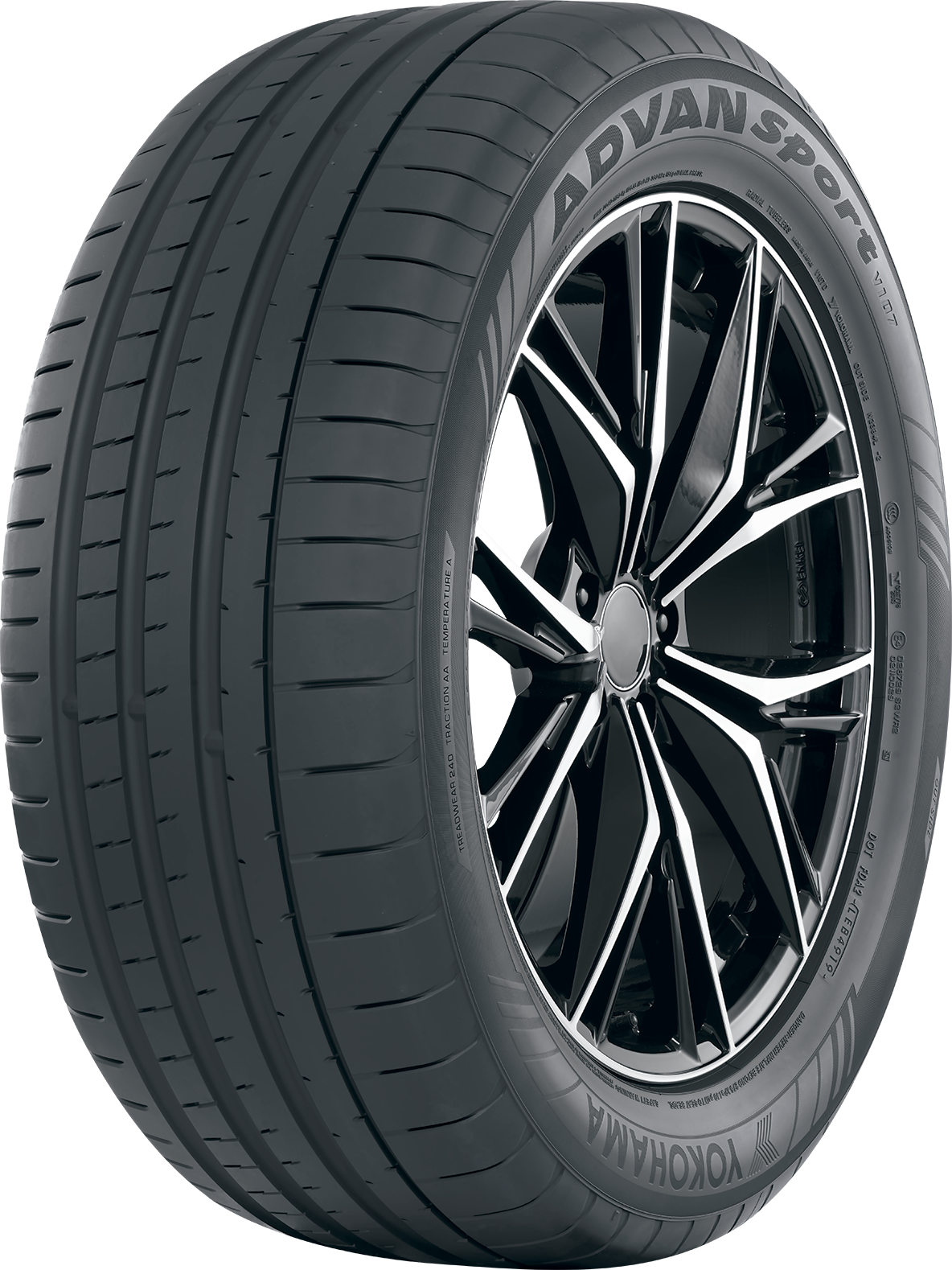 Летние шины Yokohama Advan Sport V107 235/55R19 105Y