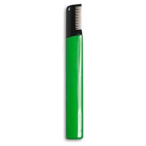 фото Нож для тримминга собак show tech, для жесткой шерсти, зеленый, с нескользящей ручкой transgroom