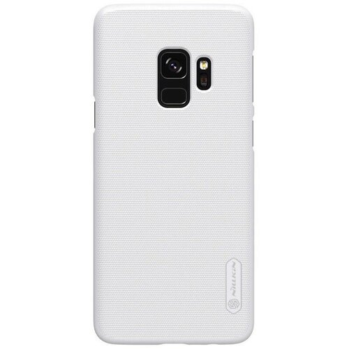 Накладка пластиковая Nillkin Frosted Shield для Samsung Galaxy S9 G960 белая original samsung galaxy s9 g9600 sm g960f sm g960 g960f g960 phone battery eb bg960abe 3000mah samsung batteries free tools akku