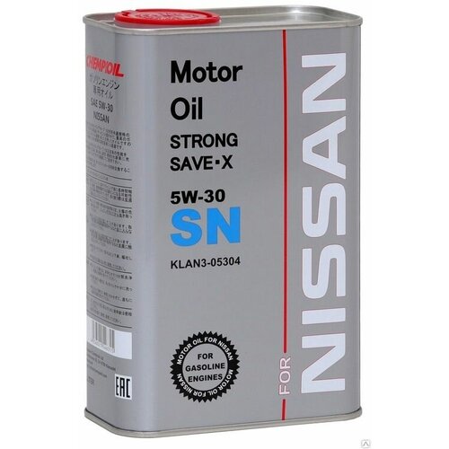 Масло Моторное Nissan 5W30 KLAN5 Strong Save X SN/CF Япония синтетическое 4 литра