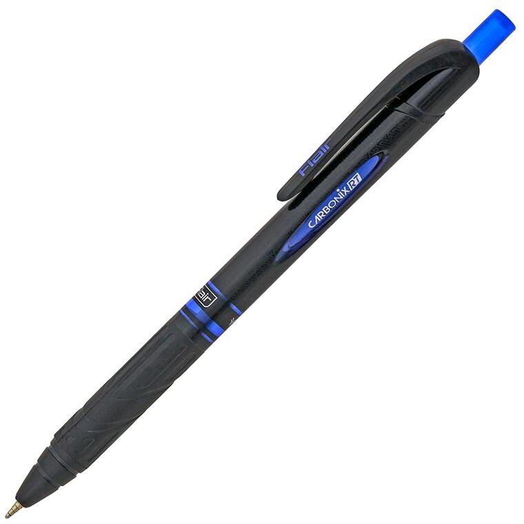 Ручка шариковая автомат "Flair" CARBONIX RT, узел 0.7мм, карбоновый корпус, синяя F-1364/син