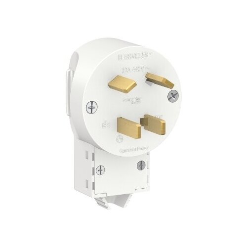 BLANCA скрытой установки вилка силовая 3р+n 32а, 400в, белый BLNSV003241 Schneider Electric