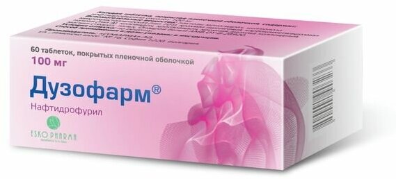 Дузофарм таблетки п/о плен., 100 мг, 60 шт.