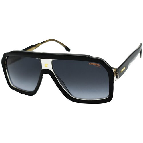 Солнцезащитные очки CARRERA, авиаторы, оправа: пластик, черный