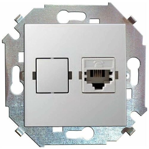 Розетка компьютерная СП Simon 15 RJ45 кат.5E Systimax механизм бел. Simon 1591598-030 розетка компьютерная сп simon 15 rj45 кат 5e systimax механизм бел simon 1591598 030