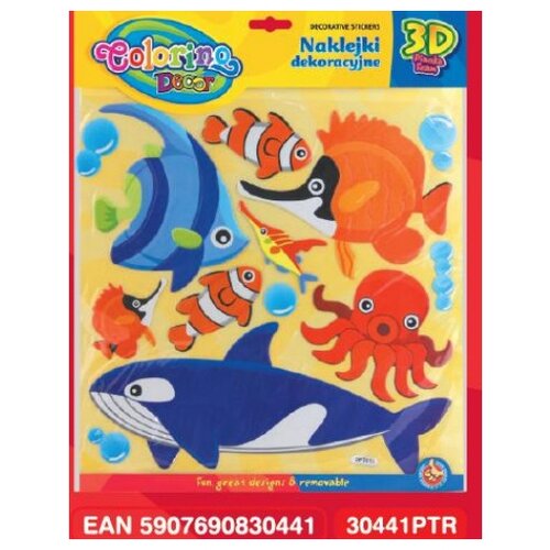 фото Набор 3d-наклеек "рыбки" colorino