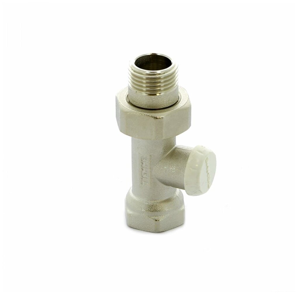 фото TIEMME Вентиль НВ для радиаторов обратный EXCEL с разъемным соединением 3/4" 3230014