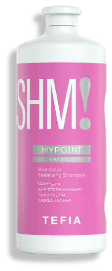 Tefia шампунь SHM MyPoint Post Color Stabilizing для стабилизации процедуры окрашивания, 1000 мл