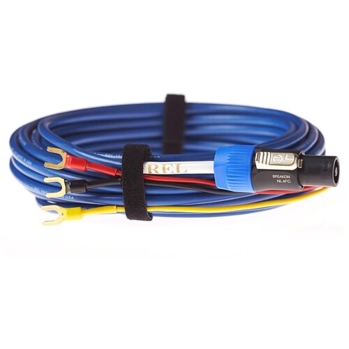 Кабель сабвуферный высокоуровневый REL Bassline Blue 3.0 m