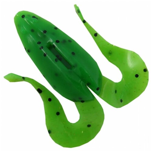 Лягушка Helios Frog 2,56/6,5 см Green Lime 7шт. (HS-21-010), # 000145996