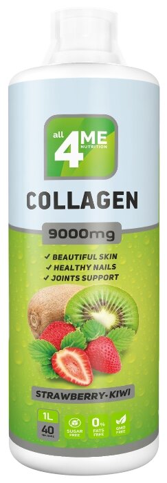 Препарат для укрепления связок и суставов 4Me Nutrition Collagen Concentrate 9000 (1000 мл)