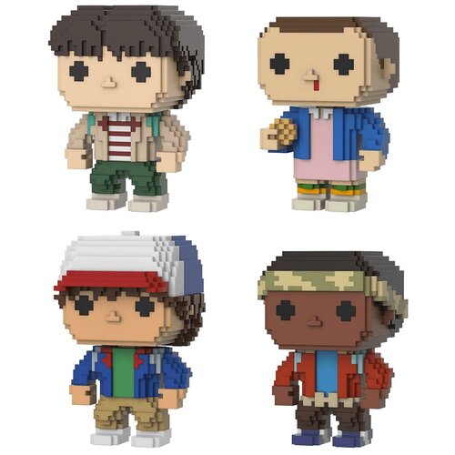 Фигурка Funko POP! 8-Bit Stranger Things Eleven w/Eggos/Mike/Dustin/Lucas (Exc) 4PK 63729 stranger things season 3 hoodie women harajuku eleven sweatshirts femme funny kawaii oversized sudadera mujer hip hop clothes