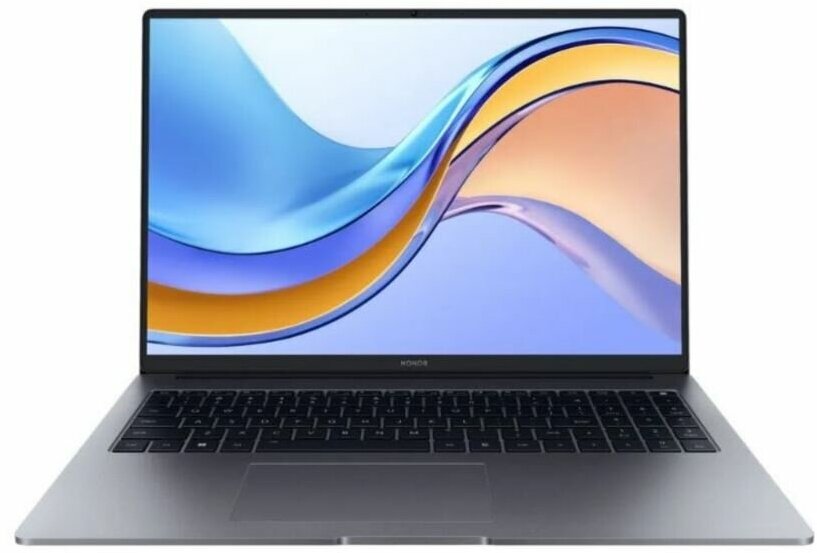 Ноутбук 16" IPS FHD Honor MagicBook X 16 BRN-F56 gray (Core i5 12450H/16Gb/512Gb SSD/VGA int/W11) (5301AFHH)