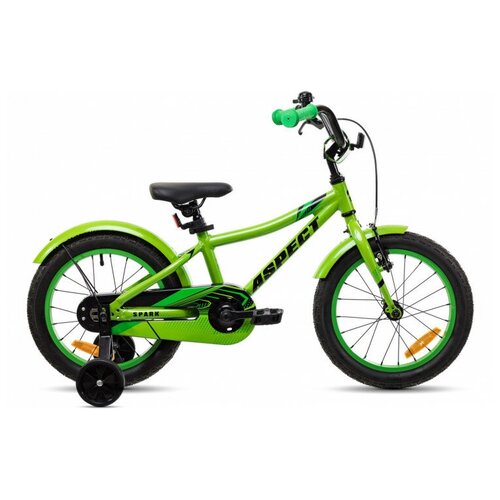 Детский велосипед Aspect Spark (2022) зеленый Один размер
