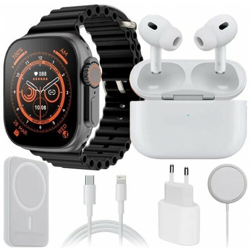 Комплект аксессуаров Microwear W8 Ultra Dark Blue 6in1 DT1000 437400₽