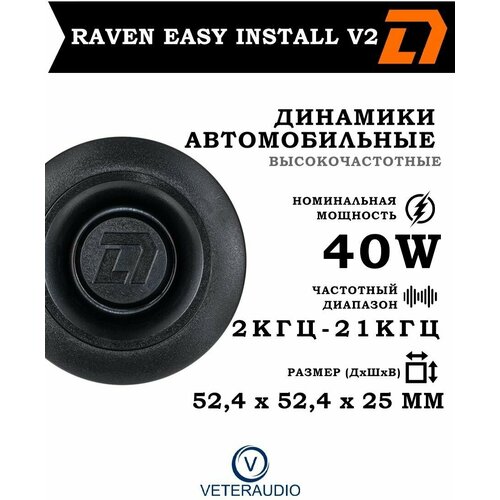 Акустика DL Audio Raven Easy Install Neo Tweeter v2