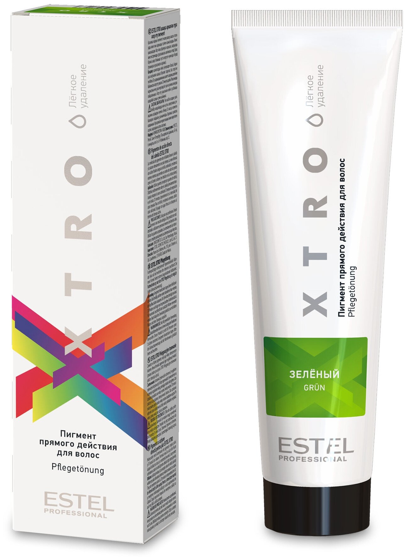 ESTEL пигмент прямого действия XTRO WHITE, зеленый, 100 мл, 100 г