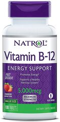 Vitamin B-12 таб., 5000 мкг, 120 мл, 80 г, 100 шт., клубника