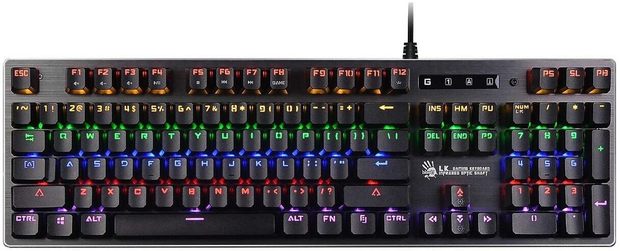 Игровая клавиатура A4Tech Bloody B760 GREY BLACK SWITCH