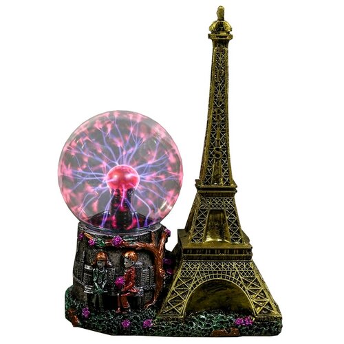 фото Плазменная лампа risalux влюбленные в париже 3924303, цвет арматуры: разноцветный, цвет плафона: бесцветный