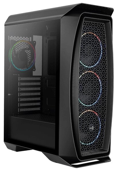 Корпус ATX AEROCOOL Aero One Eclipse-G-BK-v1, черный