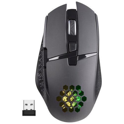 Мышь Defender Glory GM-514 черный LED 7D 400 мАч 3200dpi 52514 111400₽