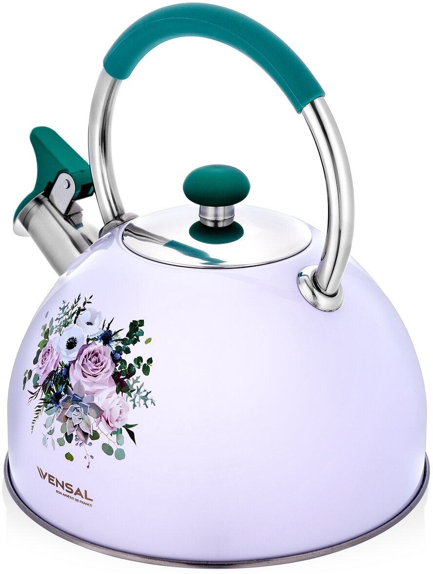 Чайник Vensal Provence со свистком 2,5 л