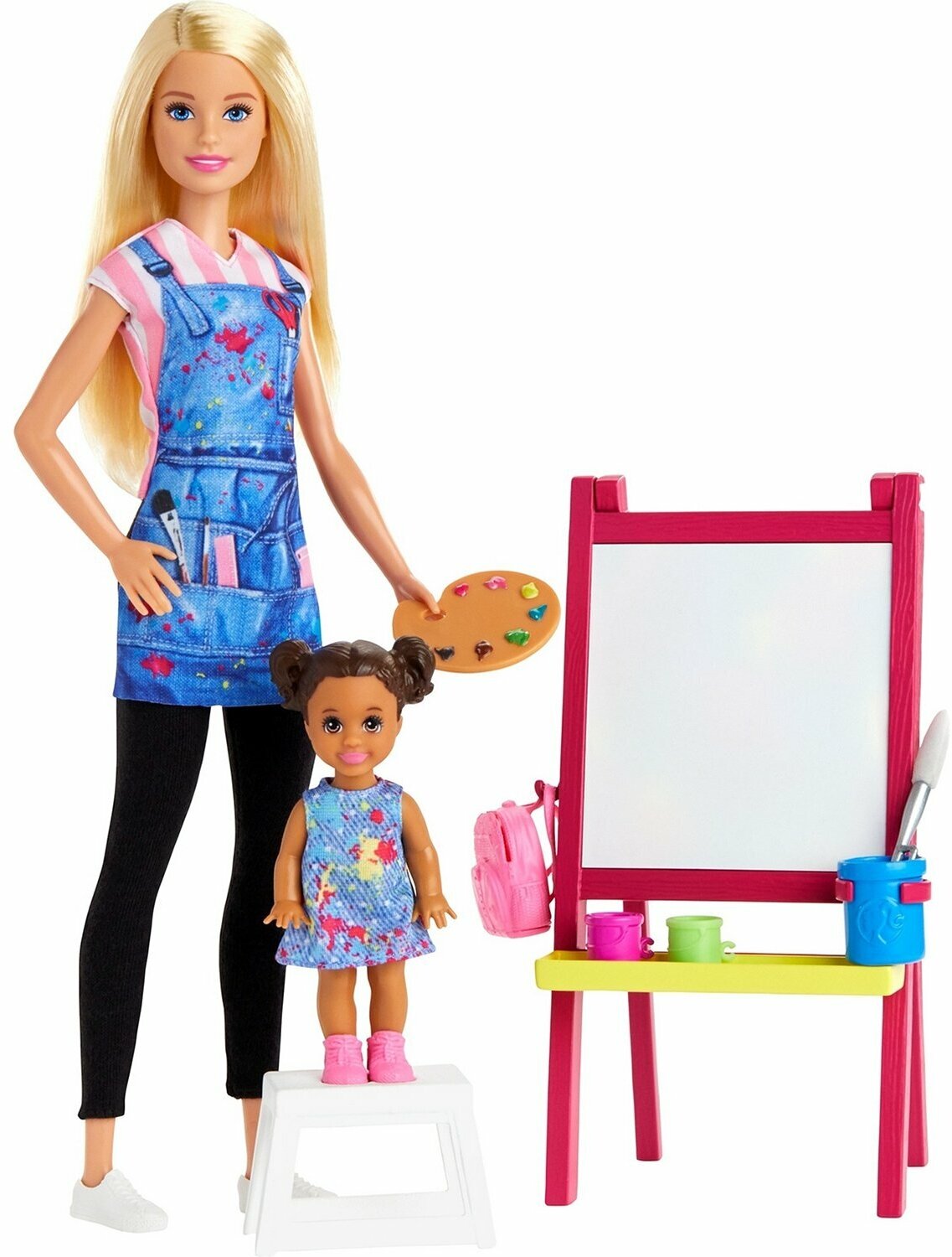 Набор игровой Barbie Профессии Учитель рисования 1 GJM29