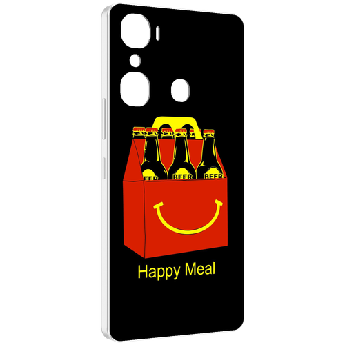 Чехол MyPads Happy Meal для Infinix Hot 12 Pro задняя-панель-накладка-бампер