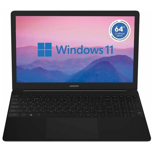 DIGMA EVE 15 P417 Pen N50308GbSSD256Gb605156IPSFHDW11Hblack5000mAhNN5158CXW01 3042000₽