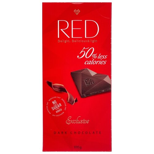 фото Шоколад red delight темный классический 40%, 100 г