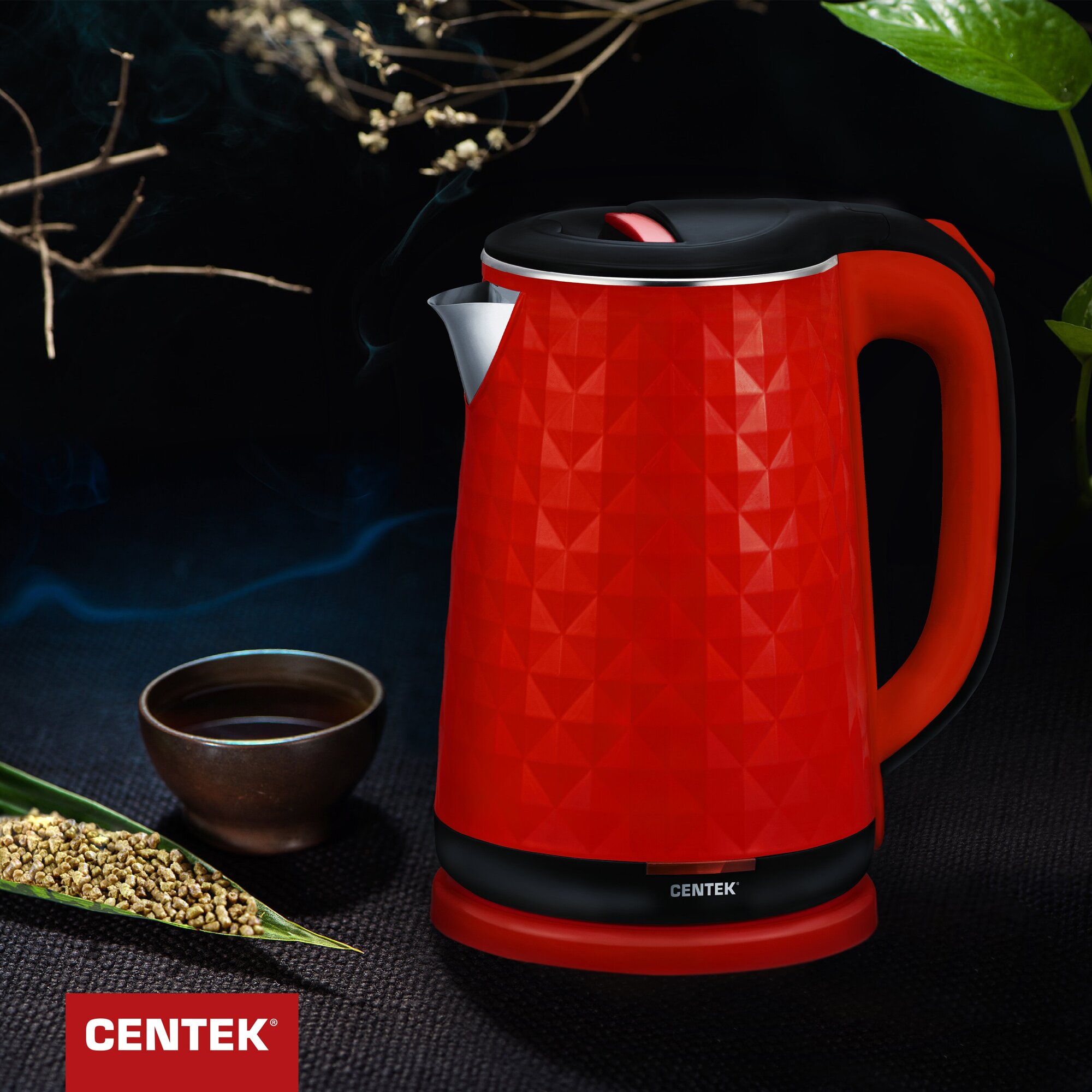 Чайник Centek CT-0022 red .