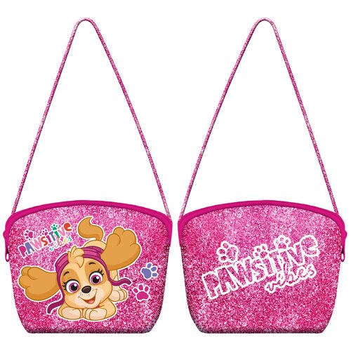 фото Сумка детская paw patrol ppks-ua1-450 , для свободного времени, с блёстками, для девочек, 19 x 15 x 1 см.