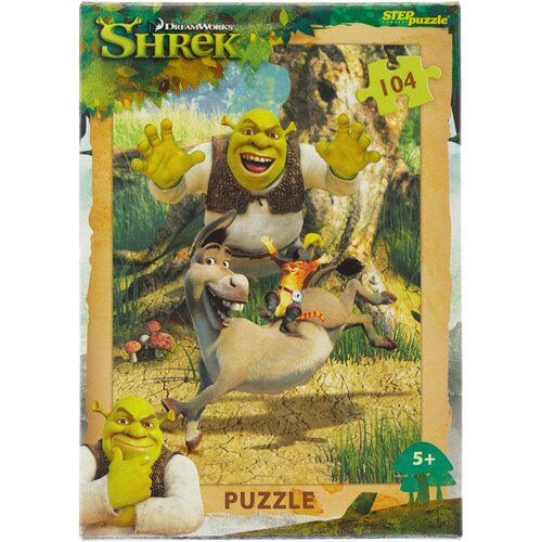 пазл степ пазл shrek 104 элемента 1193709 Мозаика puzzle 104 Shrek (Dreamworks, Мульти)