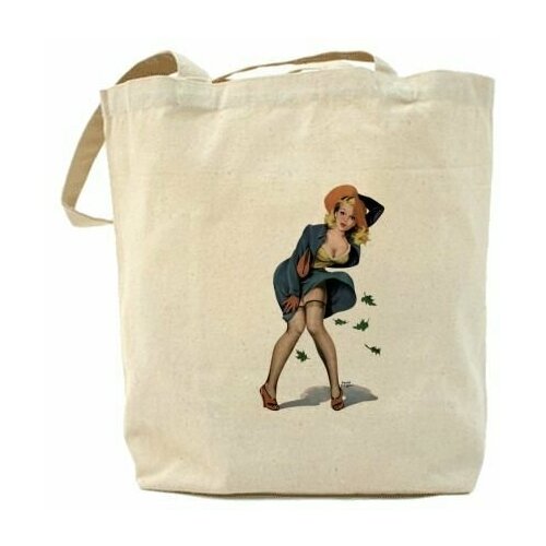 фото Сумка шоппер повседневная, текстиль, бежевый нет бренда