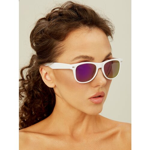 Солнцезащитные очки EL CONTRABANDO, белый, фиолетовый