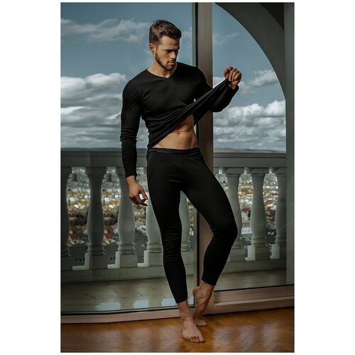 Лонгслив Uniconf, размер 48, черный