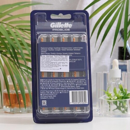 Сменные кассеты для бритья Gillette Fusion, 12 шт. сменные кассеты 2шт gillette fusion power 2 шт