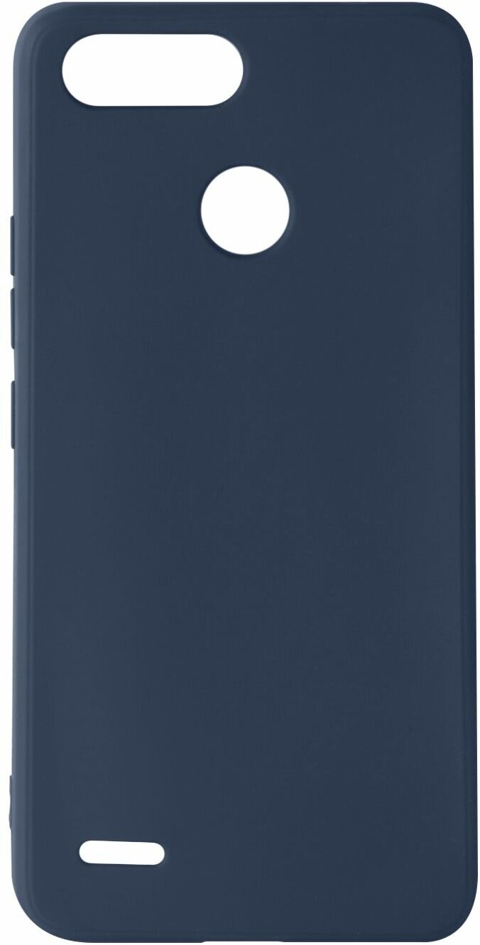 Защитный чехол для смартфона Itel A46/Защита от царапин для телефона Ител А46/Накладка на Itel/Бампер на смартфон/Чехол синий
