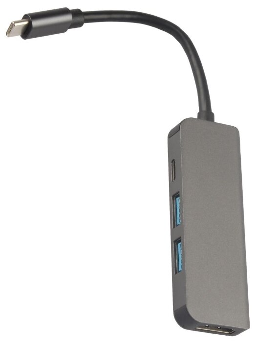 USB-концентратор Type-C to Hdmi,2 Usb 3.0, Type-C, 4 in 1 Adapter