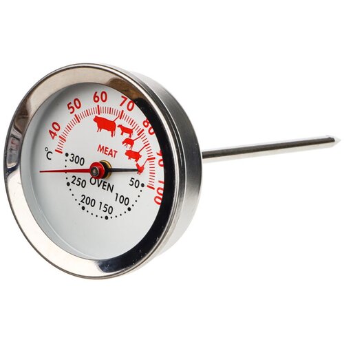 Термометр для духовой печи и мяса 2 в 1, нержавеющая сталь
