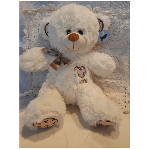 Плюшевый мишка бежевый 35 см / медведи Луи Витон Мишка Тедди