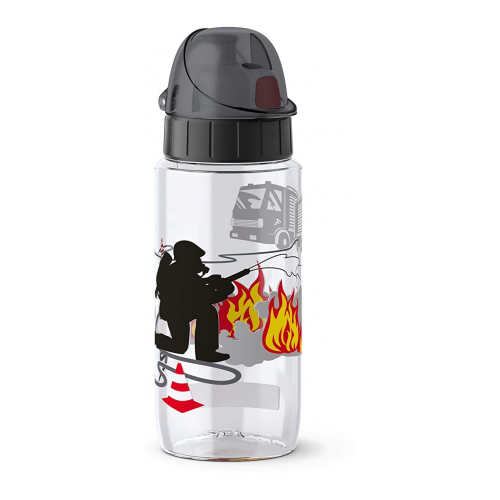 фото Бутылка для безалкогольных напитков, для воды emsa drink2go пожарный 518305 0.5 пластик черный